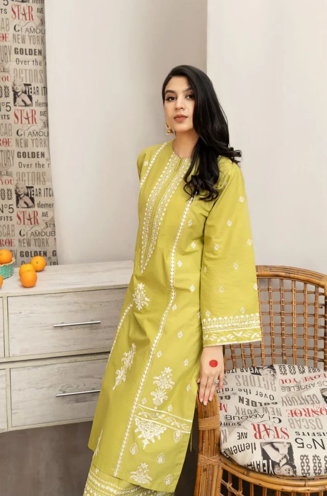 Urge | Unstitched | Luxury Lawn 3 Piece Embroidered Dress - QHF0031