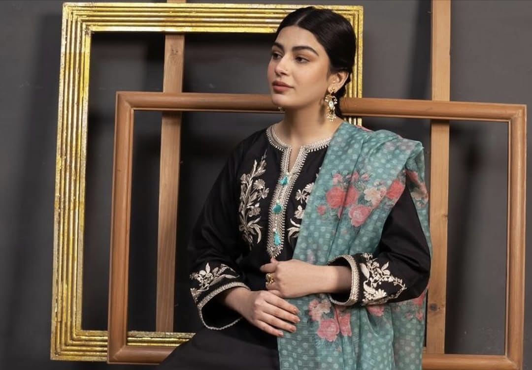 Coco By Zara Shahjahan | Unstitched | Luxury Lawn 3 Piece Embroidered Dress - QHF0053