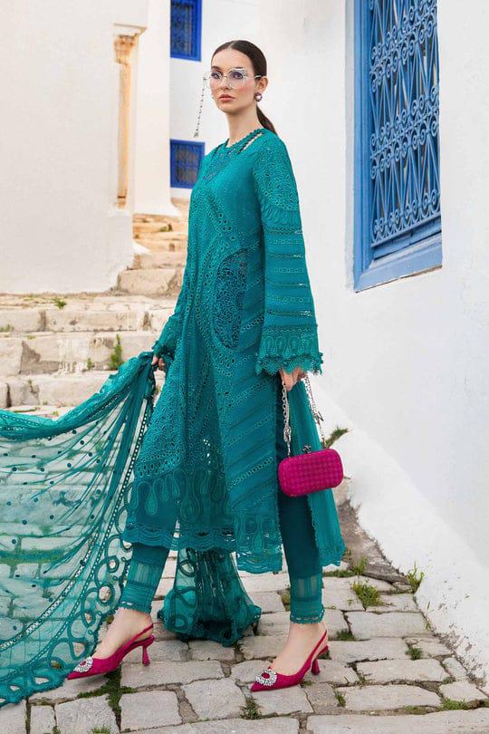 Maria B | Unstitched | Luxury Lawn 3 Piece Embroidered Dress - QHF0062